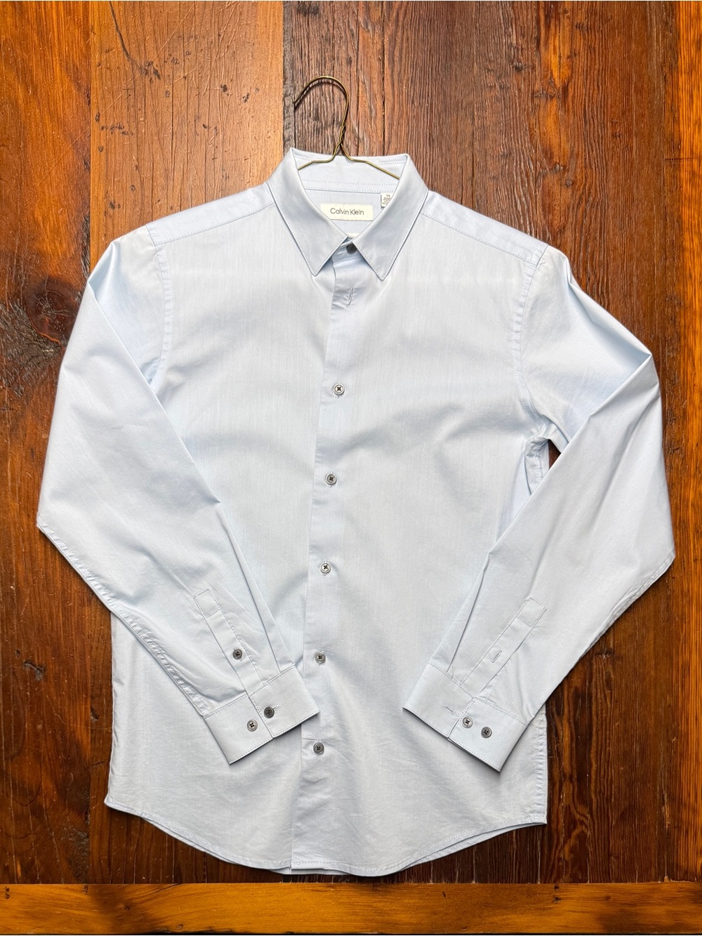 Youth Calvin Klein slim fit dress shirt